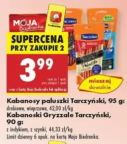 Biedronka Kabanosy Tarczyński oferta