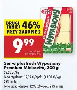 Biedronka Ser w plastrach Wypasiony Premium Mlekovita oferta