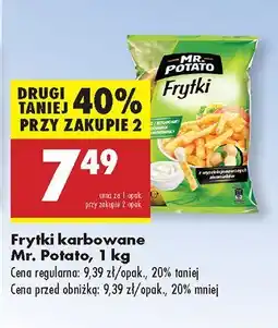 Biedronka Frytki karbowane Mr. Potato oferta
