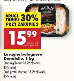 Biedronka Lasagne bolognese Donatello oferta