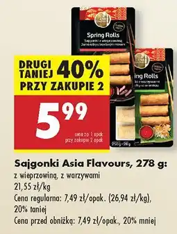 Biedronka Sajgonki Asia Flavours oferta