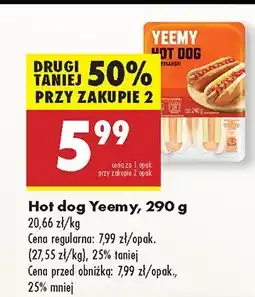 Biedronka Hot dog Yeemy oferta