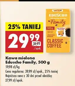 Biedronka Kawa mielona Eduscho Family oferta