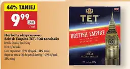 Biedronka Herbata ekspresowa British Empire TET oferta