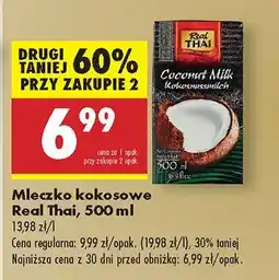 Biedronka Mleko kokosowe Real Thai oferta