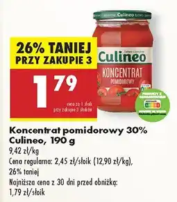 Biedronka Koncentrat pomidorowy 30% Culineo oferta