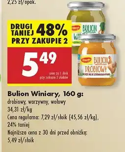 Biedronka Bulion Winiary drobiowy, warzywny, wołowy oferta
