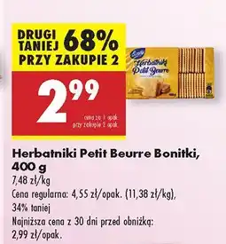Biedronka Herbatniki Petit Beurre Bonitki oferta