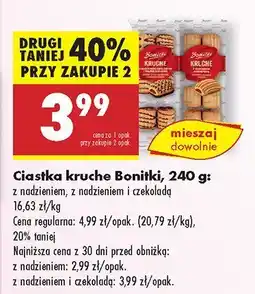 Biedronka Ciastka kruche Bonitki oferta