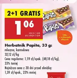 Biedronka Herbatnik Papita karmelowa oferta