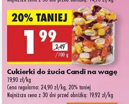Biedronka Cukierki do żucia Candi na wagę oferta