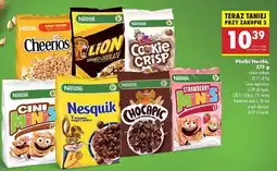 Biedronka Płatki śniadaniowe Nestlé różne rodzaje oferta