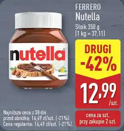 ALDI Nutella oferta