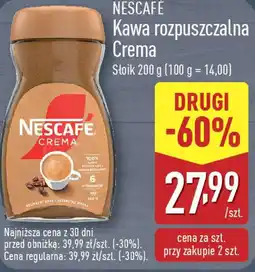 ALDI Kawa rozpuszczalna Crema oferta