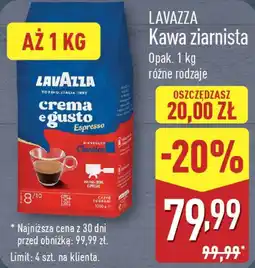 ALDI Kawa ziarnista oferta