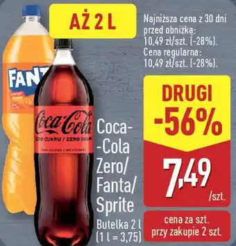 ALDI Coca-Cola Zero/ Fanta/ Sprite oferta