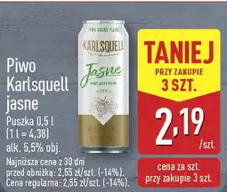 ALDI Piwo Karlsquell jasne oferta