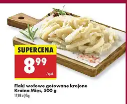Biedronka Flaki wołowe gotowane krojone Kraina Mięs oferta