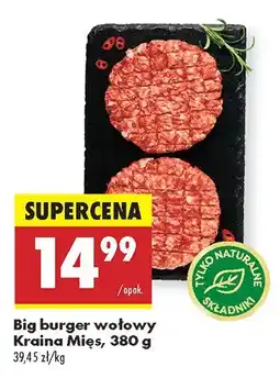 Biedronka Big burger wołowy Kraina Mięs oferta