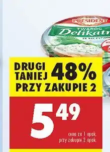 Biedronka Twaróg Delikatny Président ze szczypiorkiem oferta