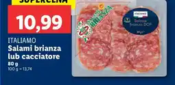 Lidl Salami brianza Italiamo oferta
