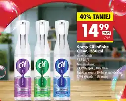 Biedronka Spray Cif Infinite Clean oferta