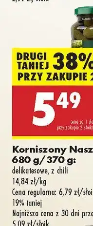 Biedronka Korniszony Nasza Spiżarnia delikatesowe oferta