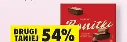 Biedronka Wafelki Bonitki z kremem kakaowym oferta