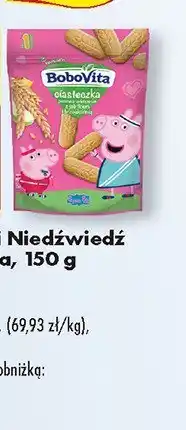 Biedronka Ciasteczka Peppa BoboVita oferta