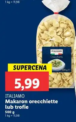 Lidl Makaron orecchiette Italiamo oferta