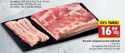 Biedronka Boczek wieprzowy bez żeberek Biedronka oferta