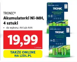 Lidl TRONIC Akumulatorki Ni-MH AA, AAA oferta