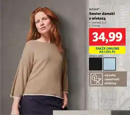 Lidl Esmara sweter damski z wiskozą oferta