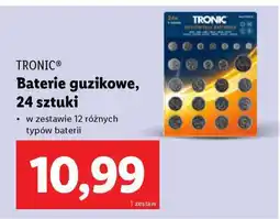 Lidl TRONIC Baterie guzikowe, 24 sztuki oferta