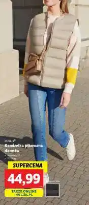 Lidl Kamizelka pikowana damska oferta