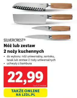 Lidl SILVERCREST Nóż lub zestaw 2 noży kuchennych oferta
