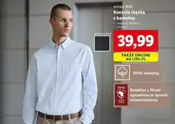Lidl Esmara men koszula męska z bawełny oferta