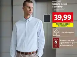 Lidl Koszula męska z bawełny oferta