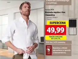Lidl Esmara men koszula męska z lnu oferta