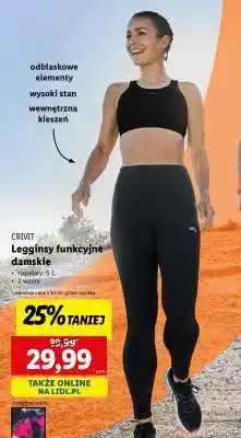 Lidl CRIVIT Legginsy funkcyjne damskie oferta