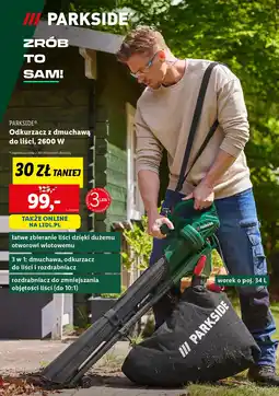 Lidl PARKSIDE Odkurzacz z dmuchawą do liści oferta