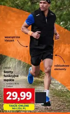 Lidl CRIVIT Szorty funkcyjne męskie oferta