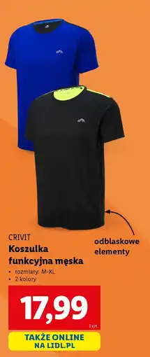 Lidl CRIVIT Koszulka funkcyjna męska oferta