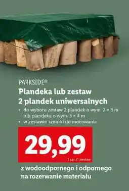 Lidl Plandeka lub zestaw 2 plandek uniwersalnych oferta