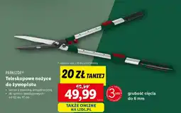 Lidl PARKSIDE Teleskopowe nożyce do żywopłotu oferta
