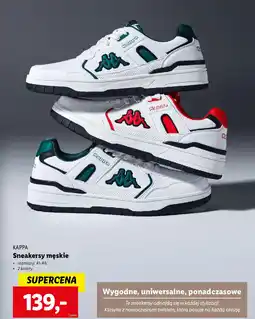 Lidl KAPPA Sneakersy męskie oferta