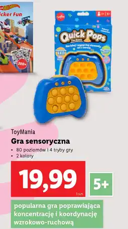 Lidl ToyMania Gra sensoryczna oferta