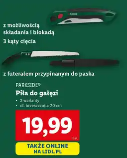 Lidl PARKSIDE Piła do gałęzi oferta