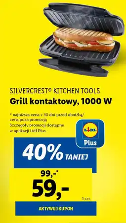 Lidl SILVERCREST KITCHEN TOOLS Grill kontaktowy oferta