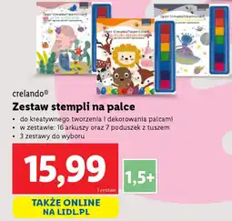 Lidl Crelando Zestaw stempli na palce oferta